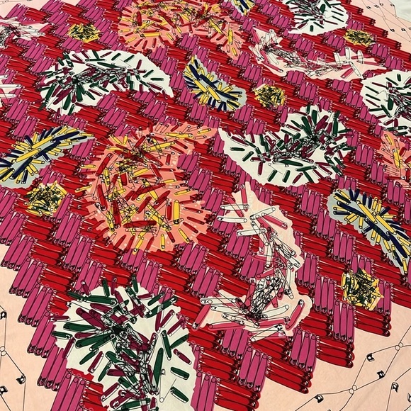 Zac Posen silk
Blend printed safety pin scarf - Picture 6 of 6